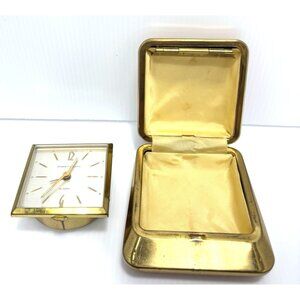 Vintage Phinney-Walker German Travel Alarm Clock Wind-Up UNTESTED Collectible